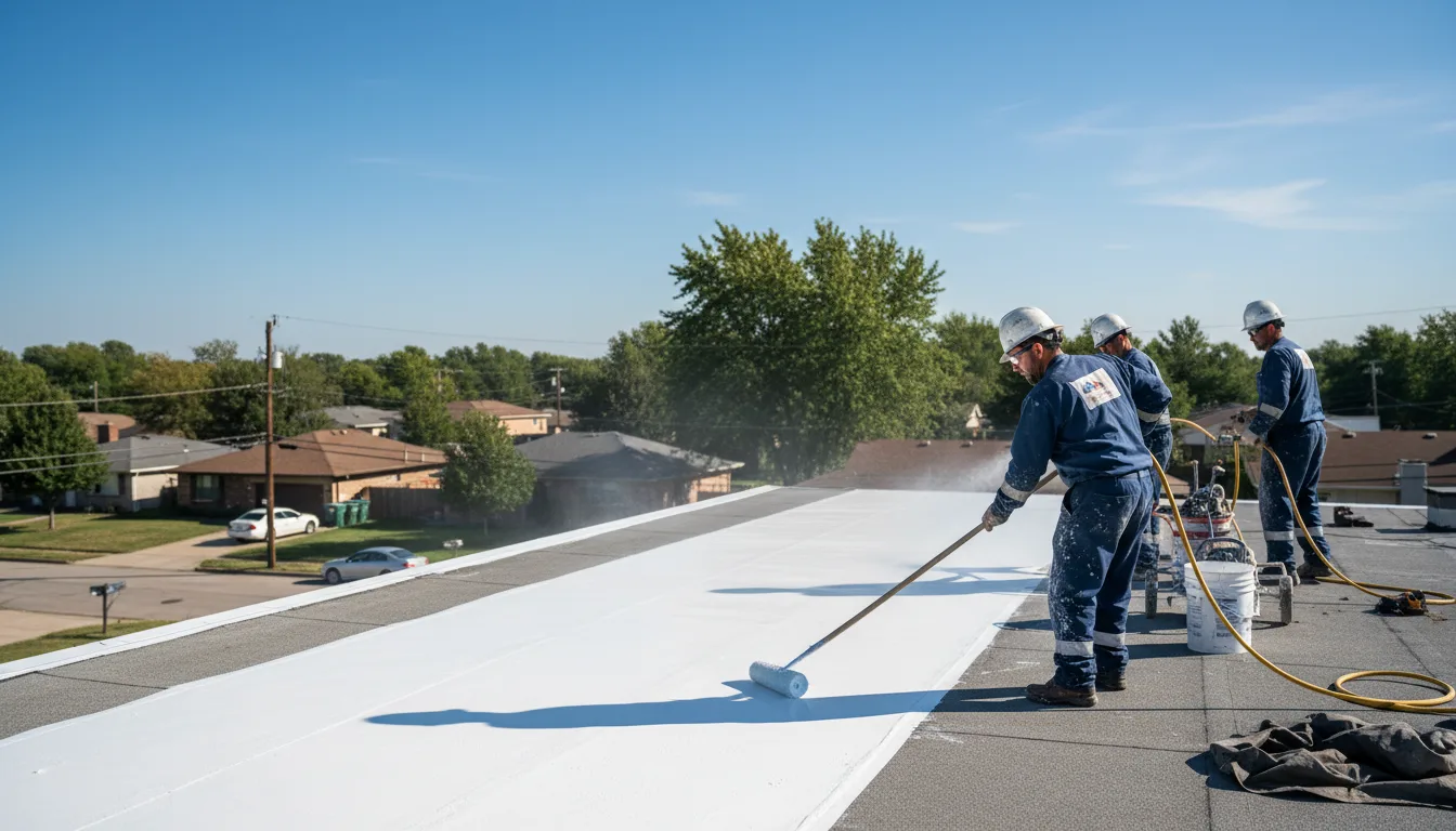 Commercial roof coating in Coventry, CT near me